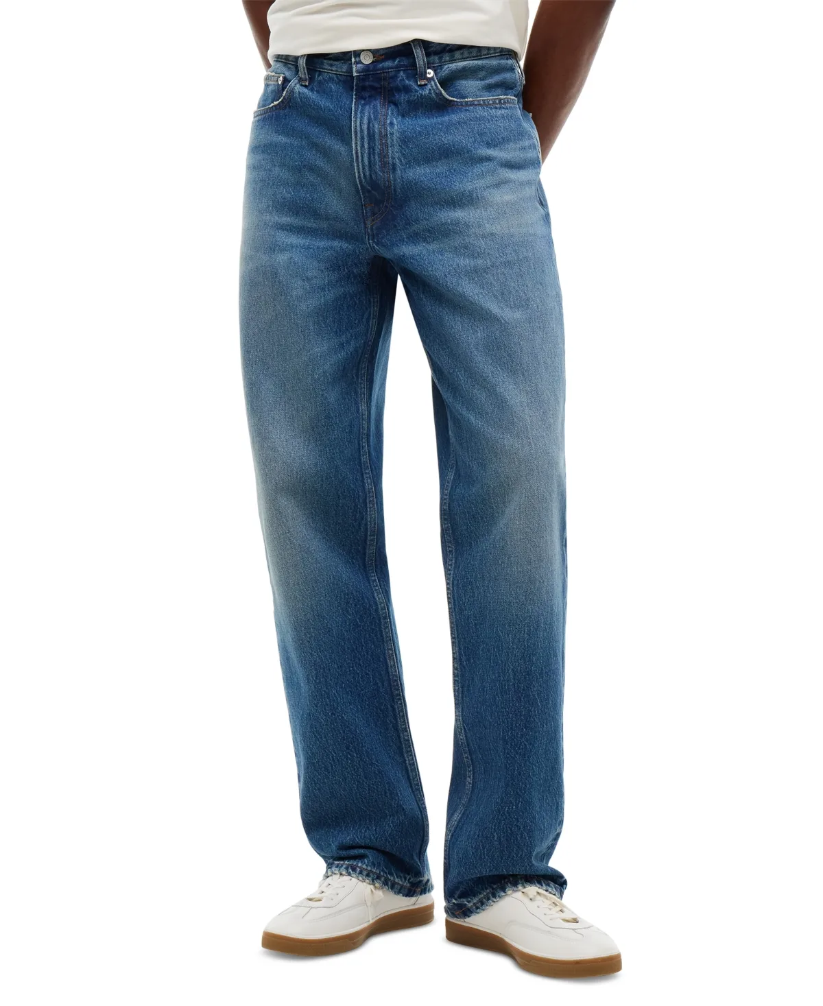 River Relaxed-Fit Medium-Wash Jeans by Tommy Hilfiger