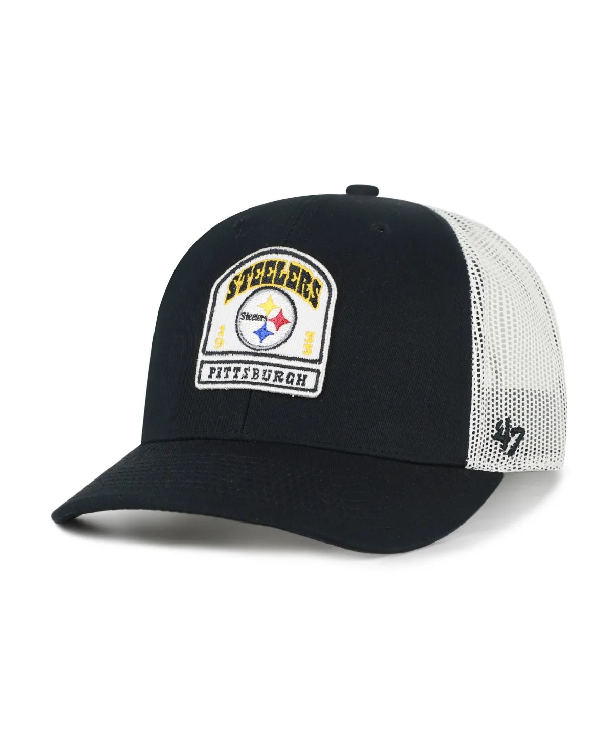 Pittsburgh Steelers Adjustable Trucker Hat by 47 Brand