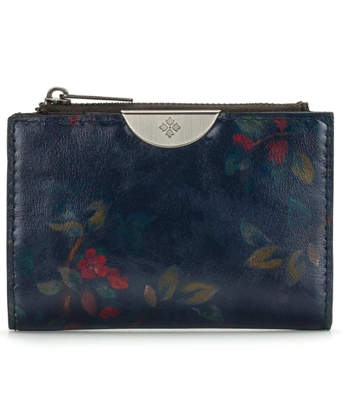 Busalla Leather Bifold Zipper Wallet - Tree of Life by Patricia Nash