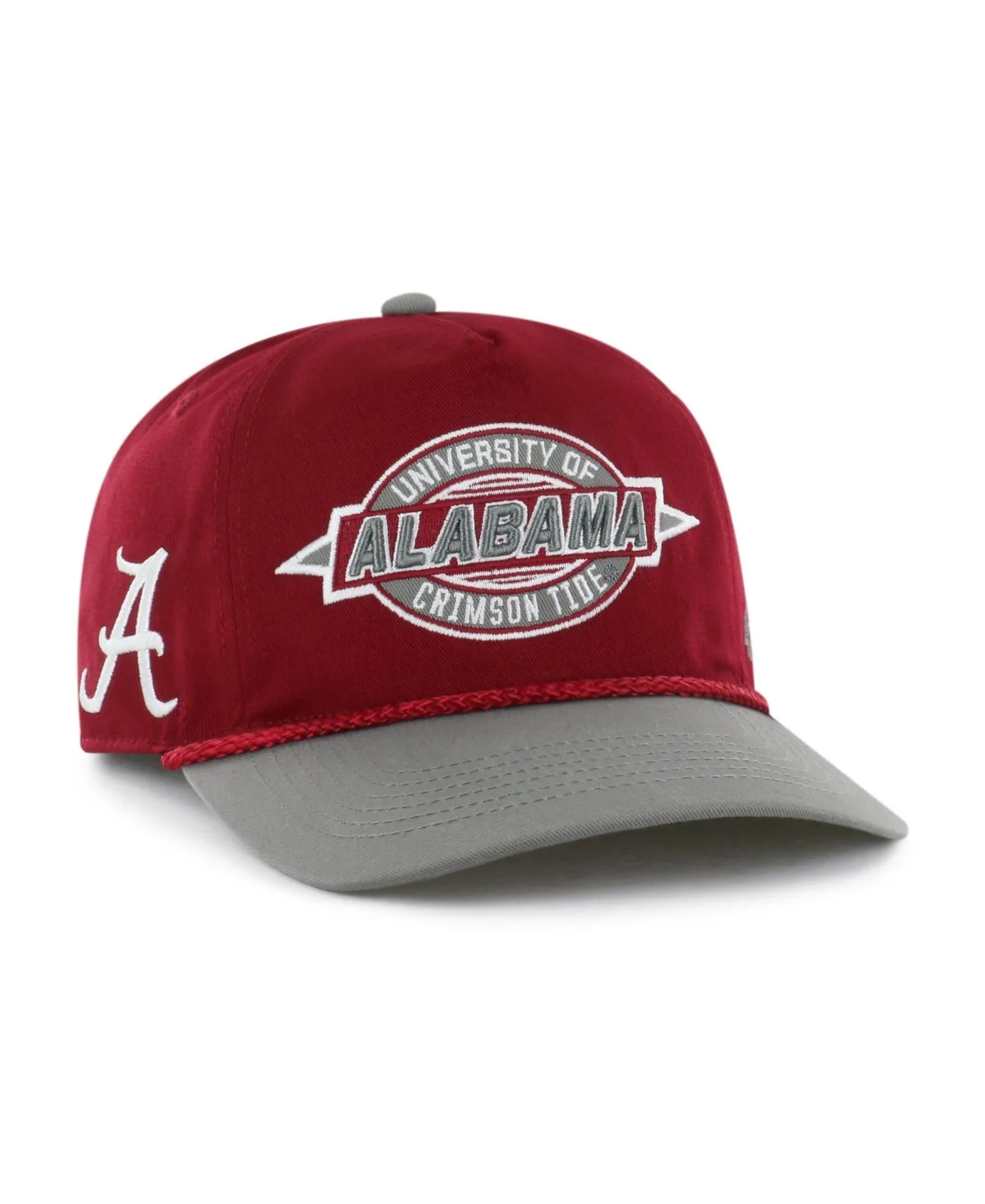 Alabama Crimson Tide Hitch Rope Adjustable Baseball Cap by 47 Brand