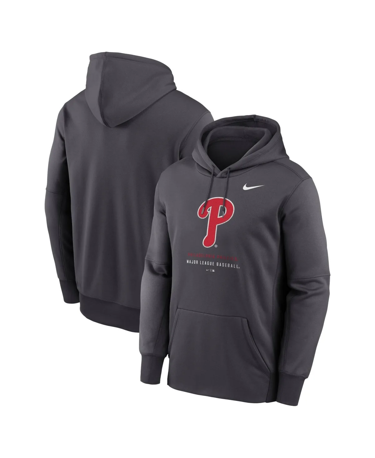Philadelphia Phillies Two-Way Stretch Double-Knit Pique Hoodie by Nike