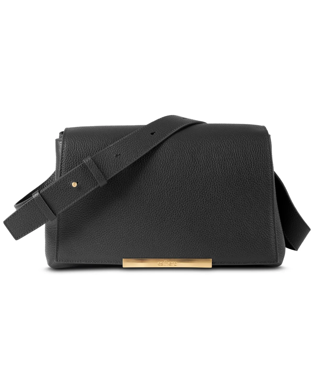 11AM Leather Soft Floater Adjustable Strap Small Crossbody Handbag by Esthera
