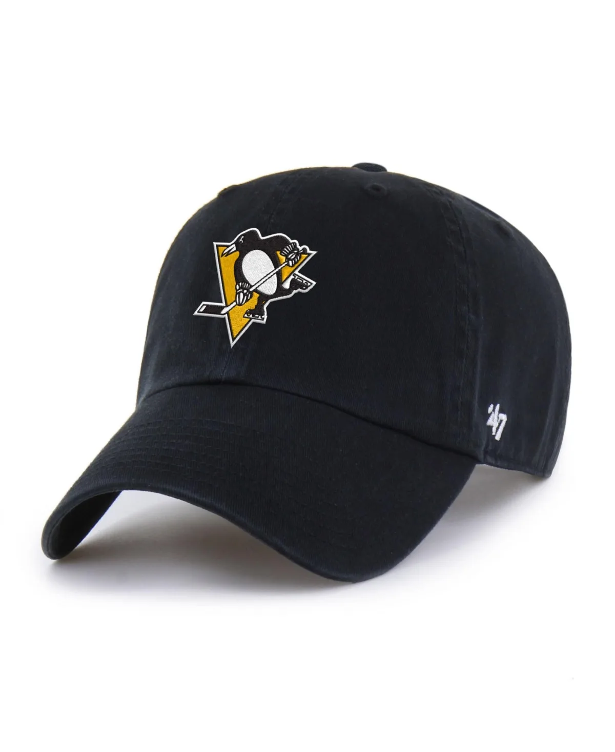 Pittsburgh Penguins Low-Crown Adjustable Clean Up Hat by 47 Brand