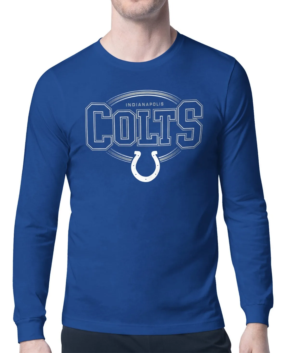 Indianapolis Colts Team Track Long Sleeve T-Shirt by Starter