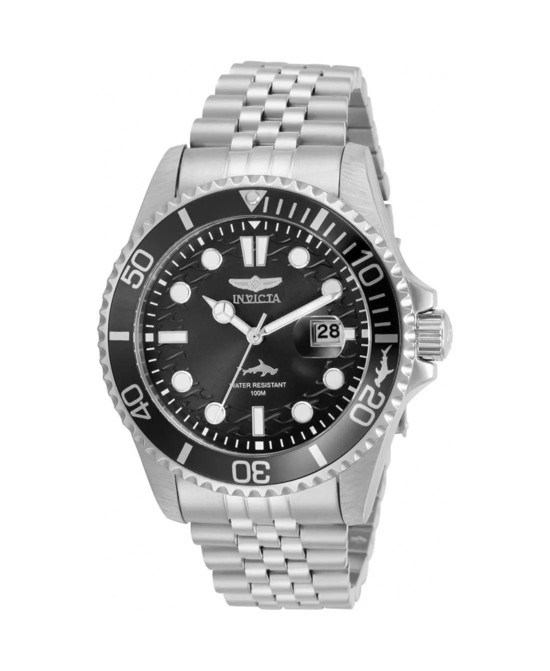 Pro Diver 30609 43mm Quartz Watch - Stainless Steel Bracelet