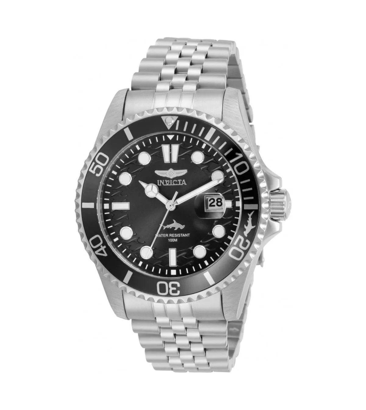 Pro Diver 30609 43mm Quartz Watch - Stainless Steel Bracelet