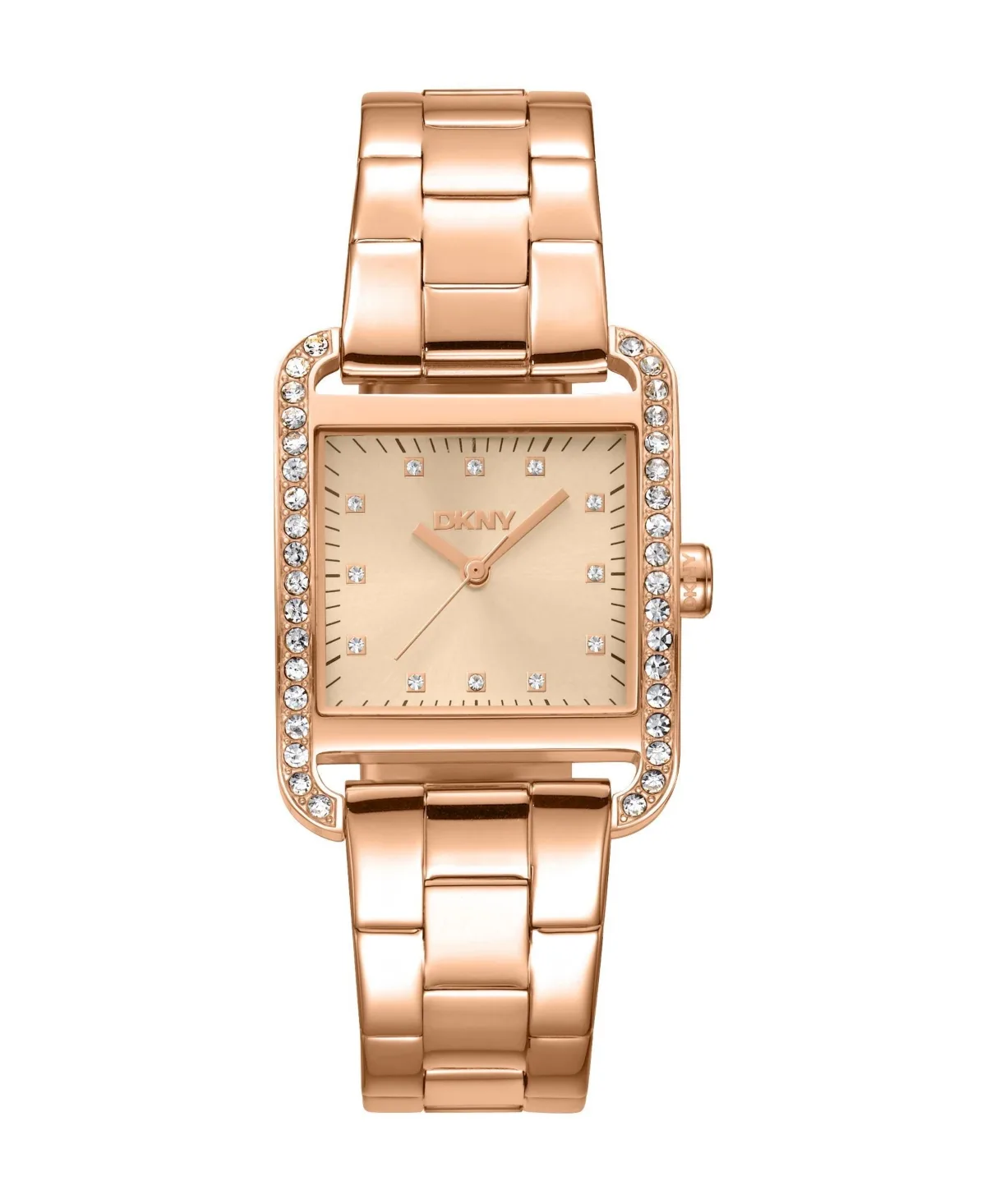 Iconic Quartz Ip Stainless Steel Bracelet Watch by DKNY