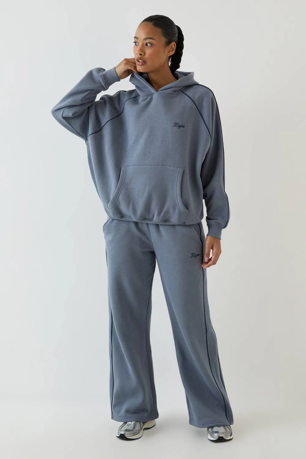 DSGN Studio Script Piping Straight Leg Jogger Pants by Dsgn Studio