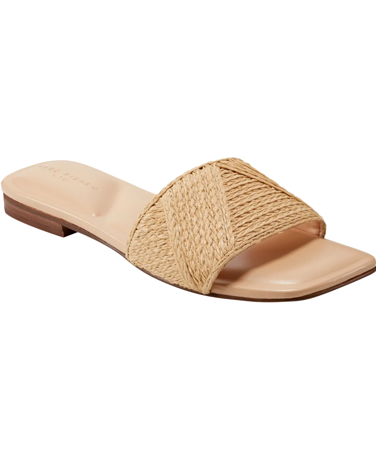 Murphy Square Toe Flat Sandals by Marc Fisher Ltd