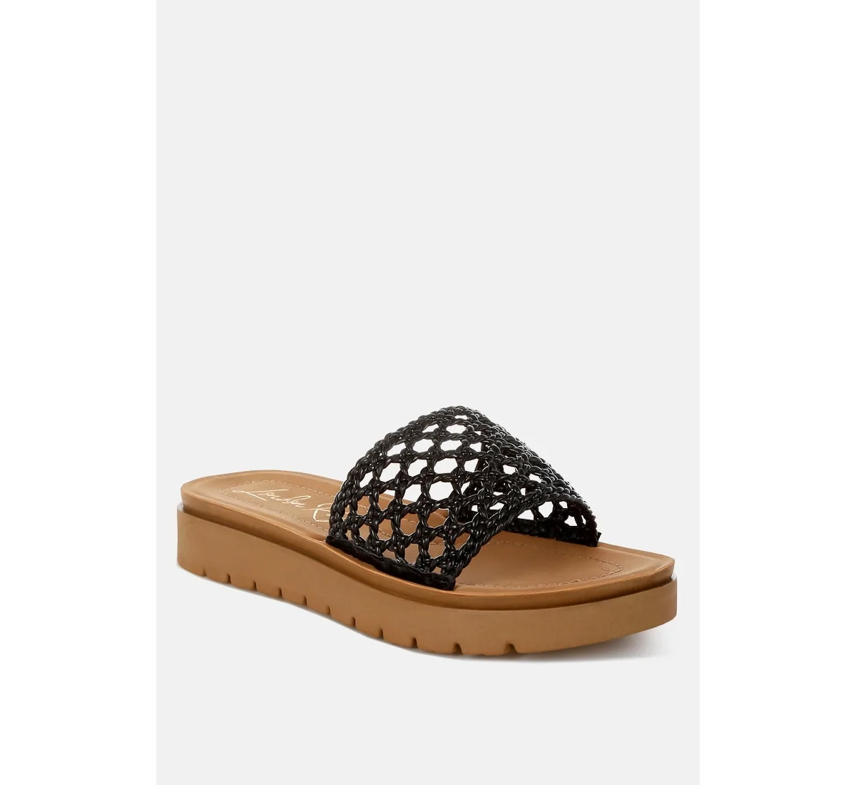 Sayura Woven Slip-On Sandals by London Rag
