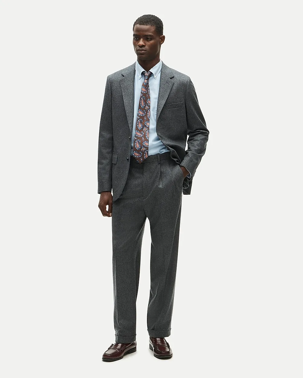Kenmare Relaxed-Fit Suit Jacket in Italian Wool Flannel by J.Crew