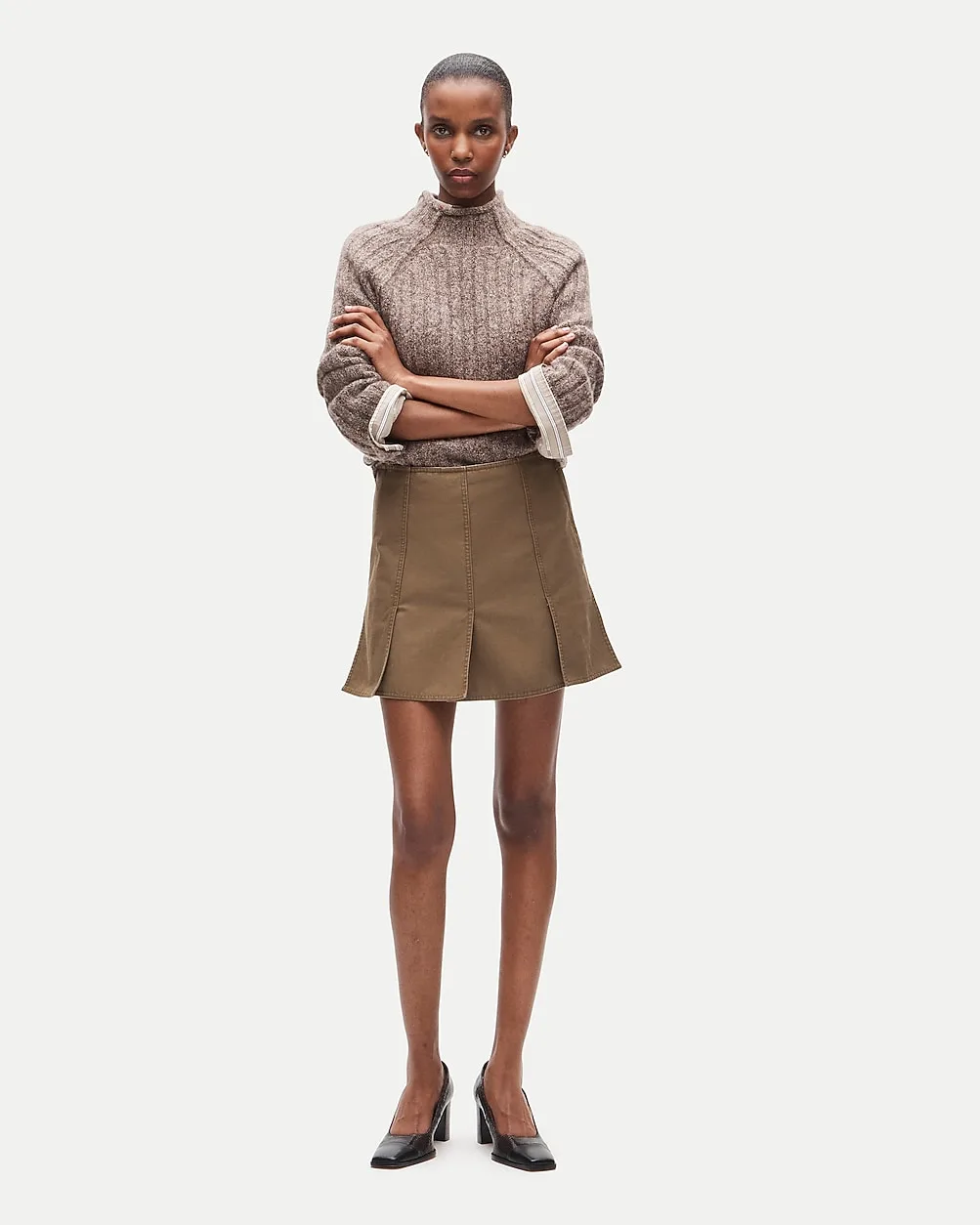 Eckhaus Latta x J.Crew Paneled Mini Skirt by J.Crew