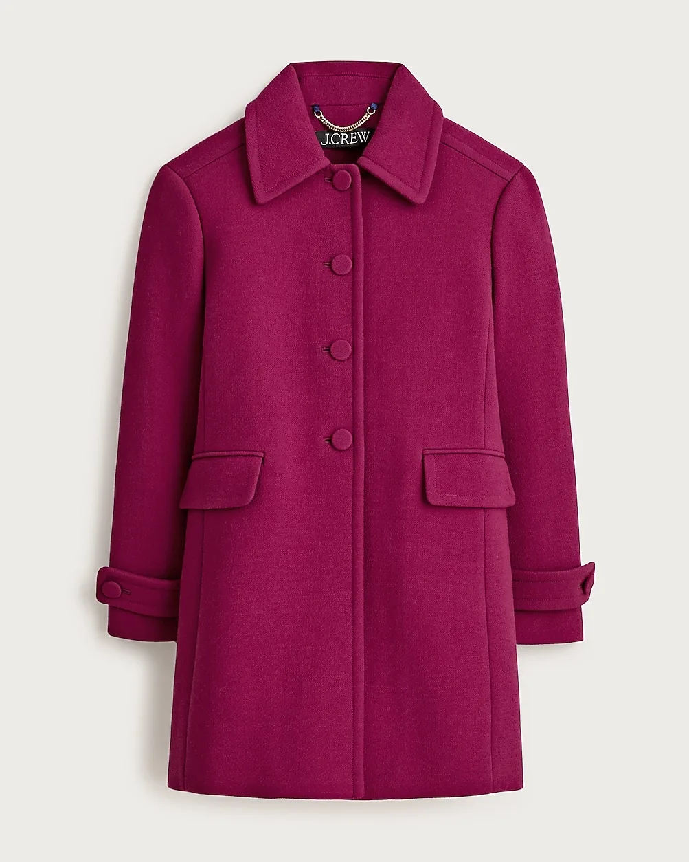 Salon Coat in Italian Double-Cloth by J.Crew