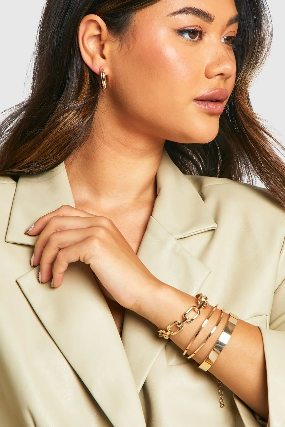 Chunky Bangle Bracelet Pack by boohoo
