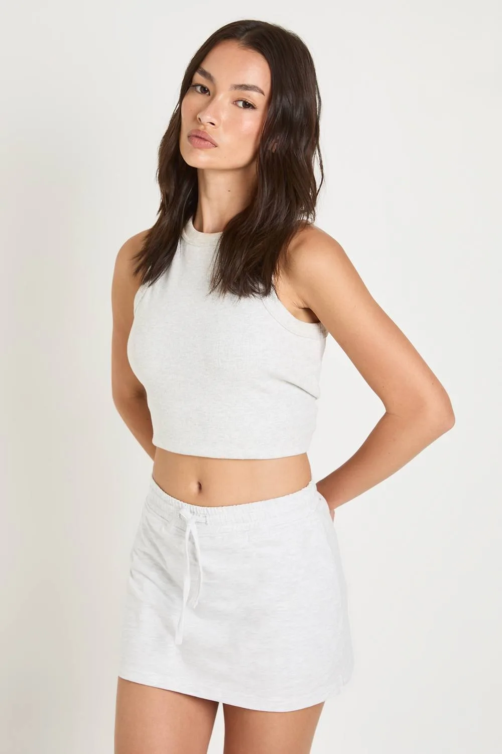 Adjustable Waist Skort by boohoo
