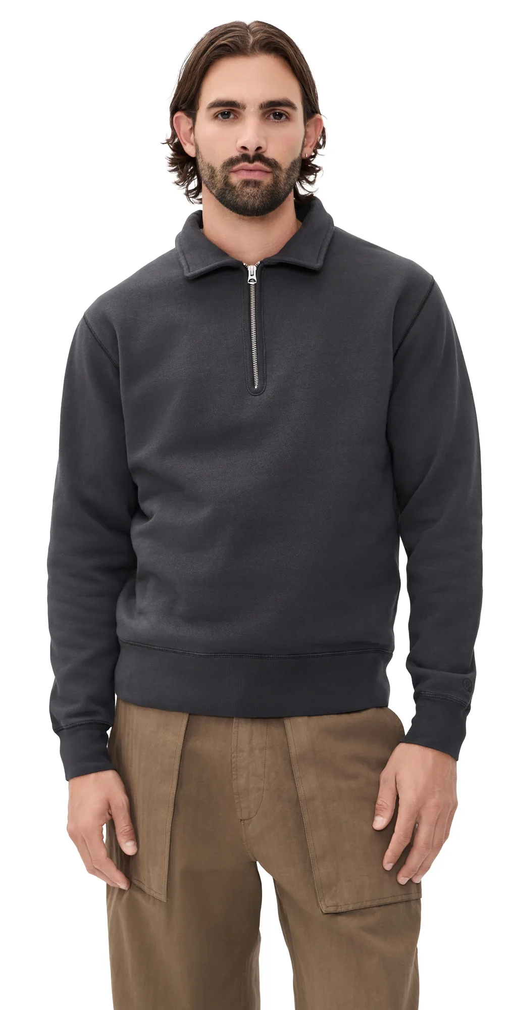 Stadium Loft Knit Quarter Zip Pullover by Knickerbocker