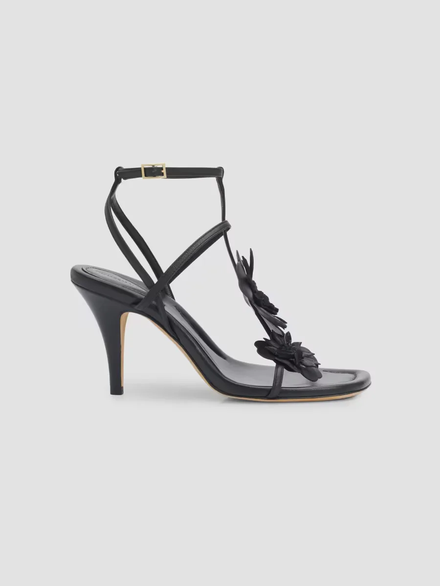 Belara 85MM Leather & Suede Sandals by Zimmermann