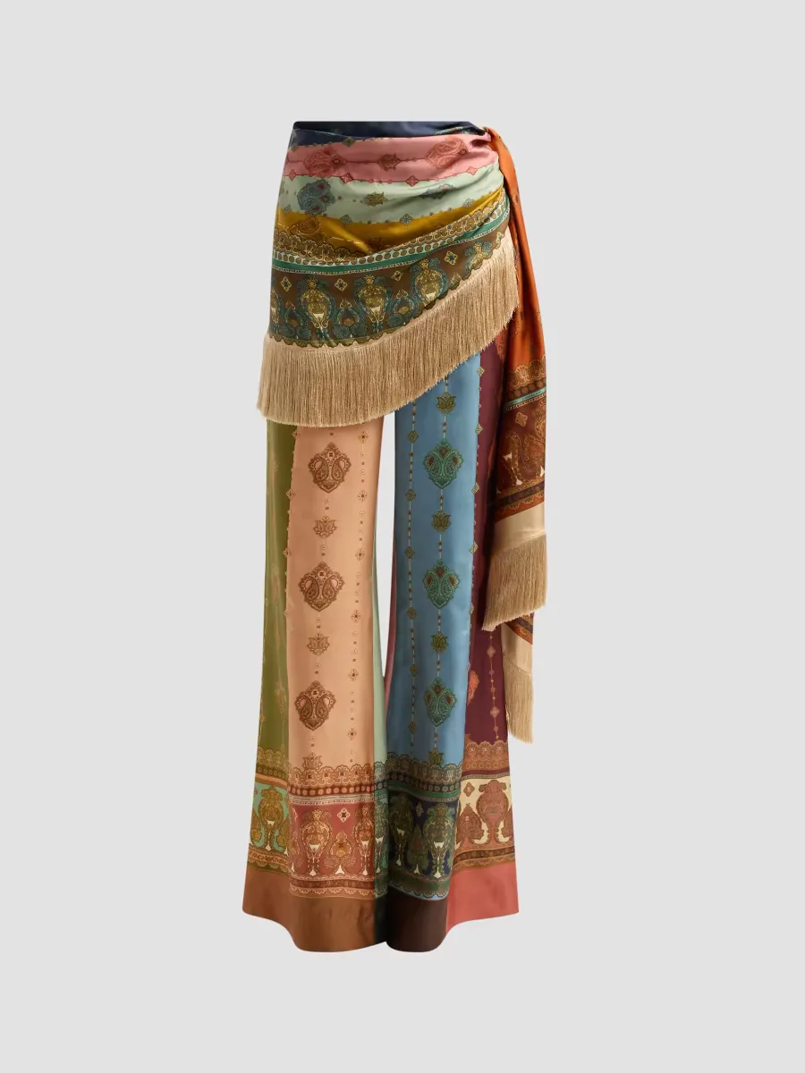 Valiant Fringed Flare Pants by Zimmermann