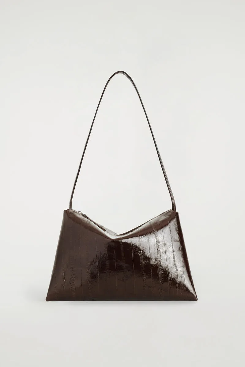 Pavilion Shoulder Bag - Eel-Effect Leather by COS