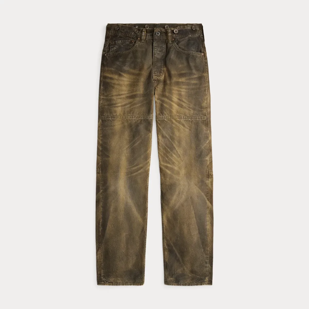 Straight Fit Distressed Work Trousers by Ralph Lauren RRL