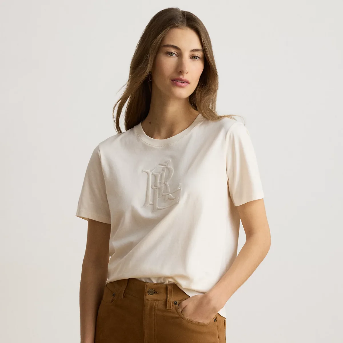 Embroidered-Logo Cotton Jersey T-Shirt