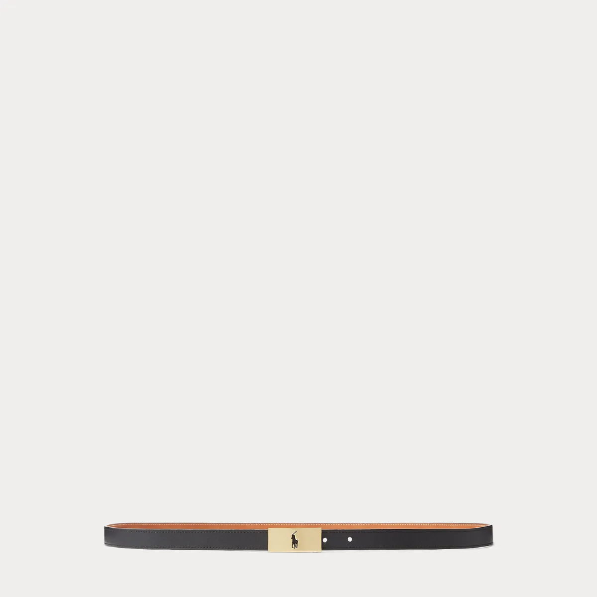 Polo ID Reversible Vachetta Leather Belt by Polo Ralph Lauren