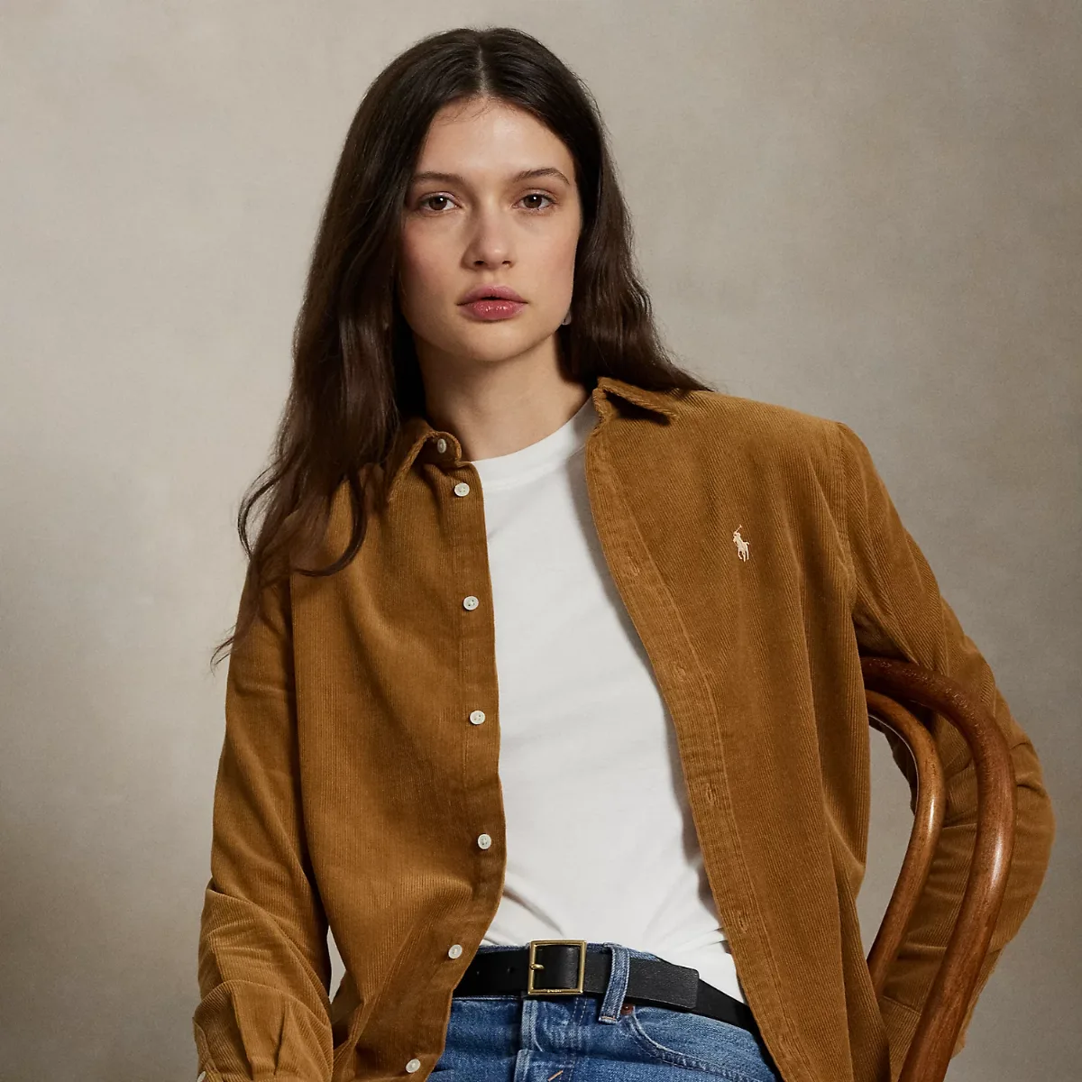 Classic Fit Cotton Corduroy Shirt by Polo Ralph Lauren