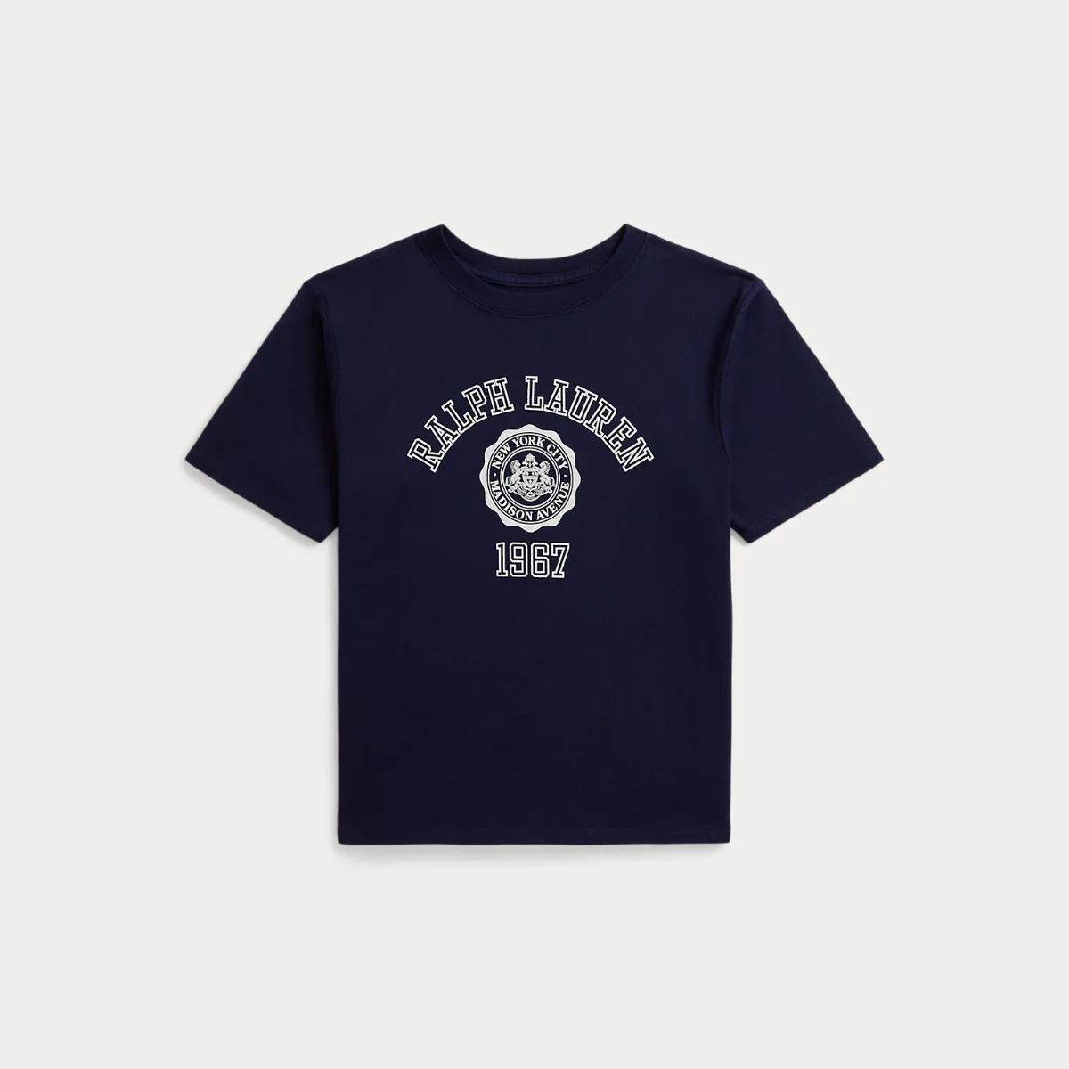 Graphic Cotton Jersey Boxy Tee by Ralph Lauren