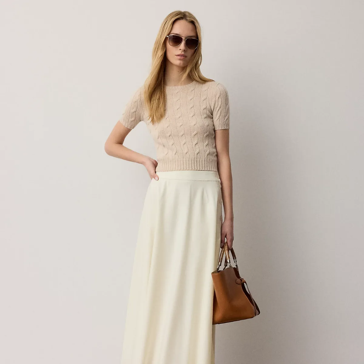Kenzie Wool-Blend Skirt by Ralph Lauren Collection
