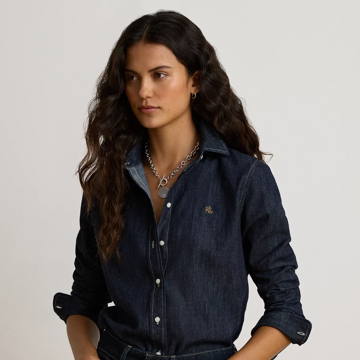 Classic Fit Denim Shirt by Lauren Ralph Lauren