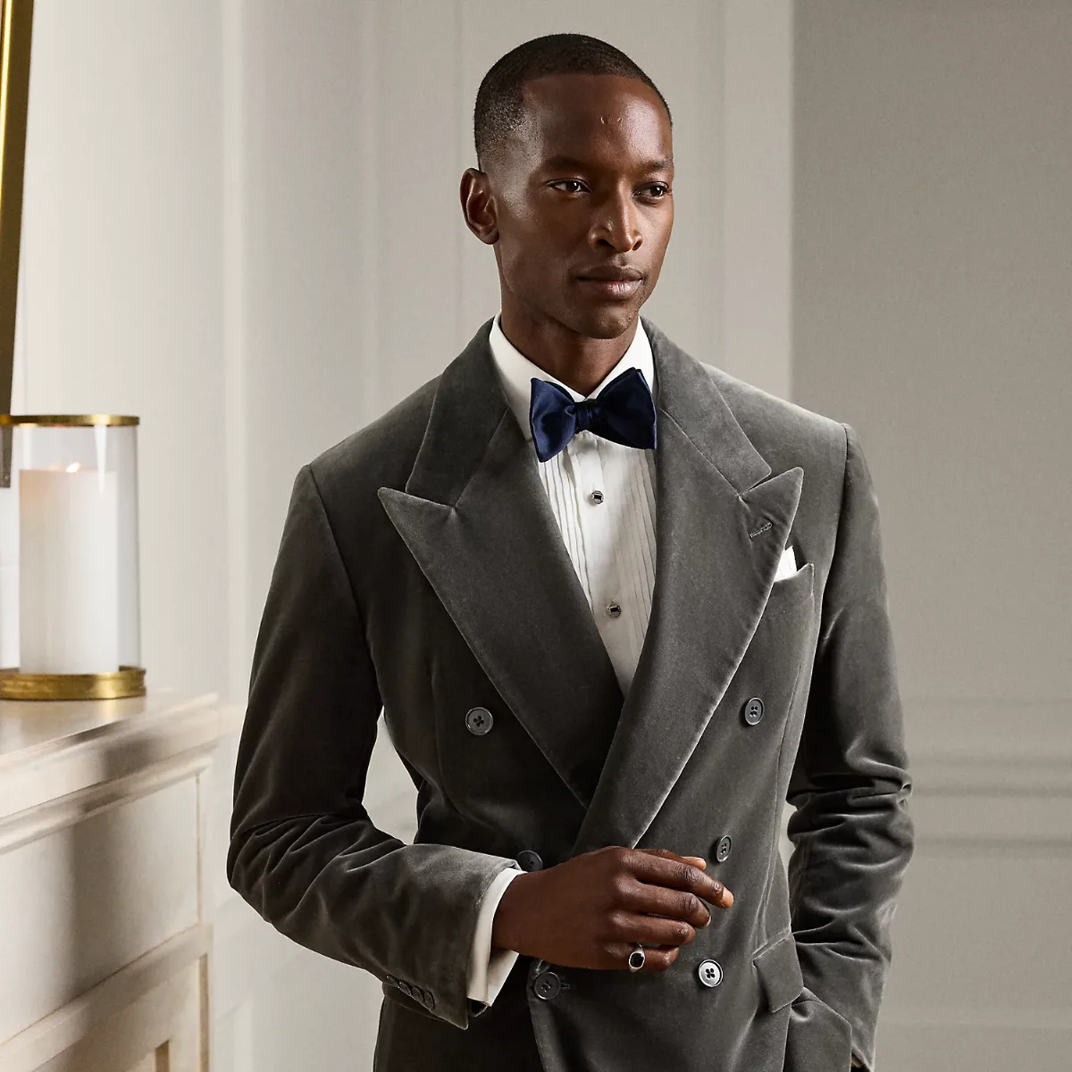 Glenn Hand-Tailored Velvet Jacket by Ralph Lauren Purple Label