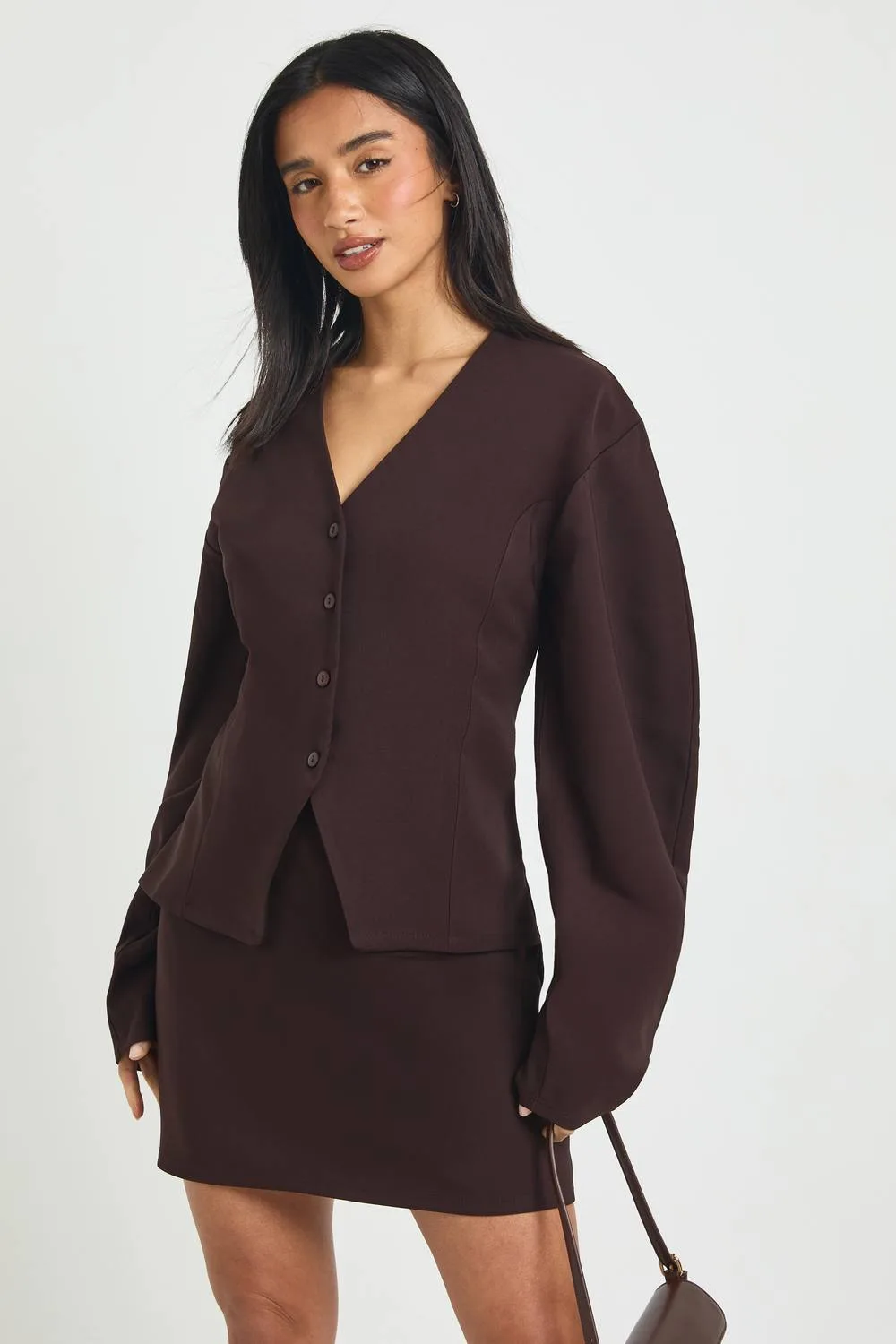 2 in 1 Barrel Sleeve Blazer Dress by boohoo