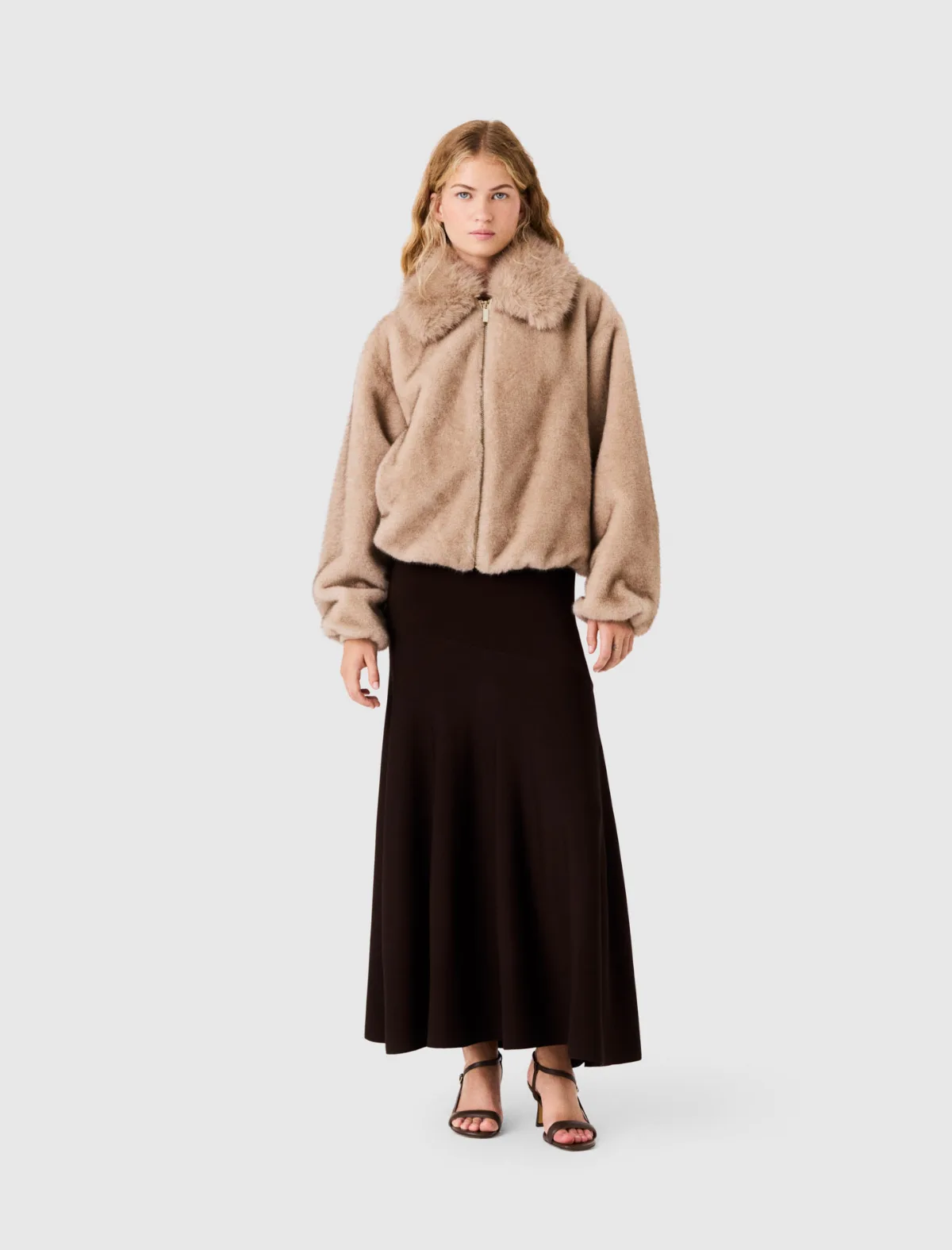 Faux Fur Jacket by Maje