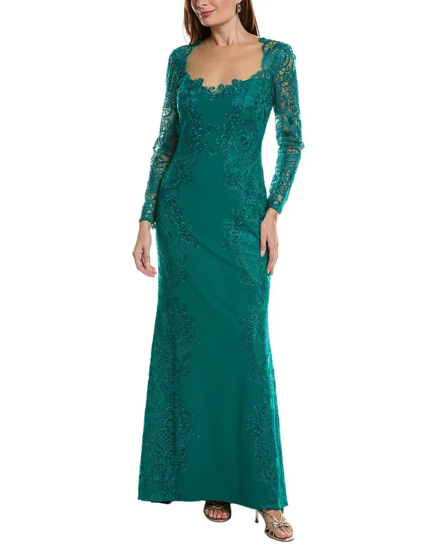 Long Sleeve Maxi Dress by Tadashi Shoji
