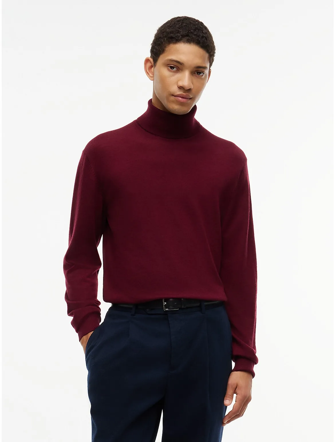 New York Label Wool Turtleneck