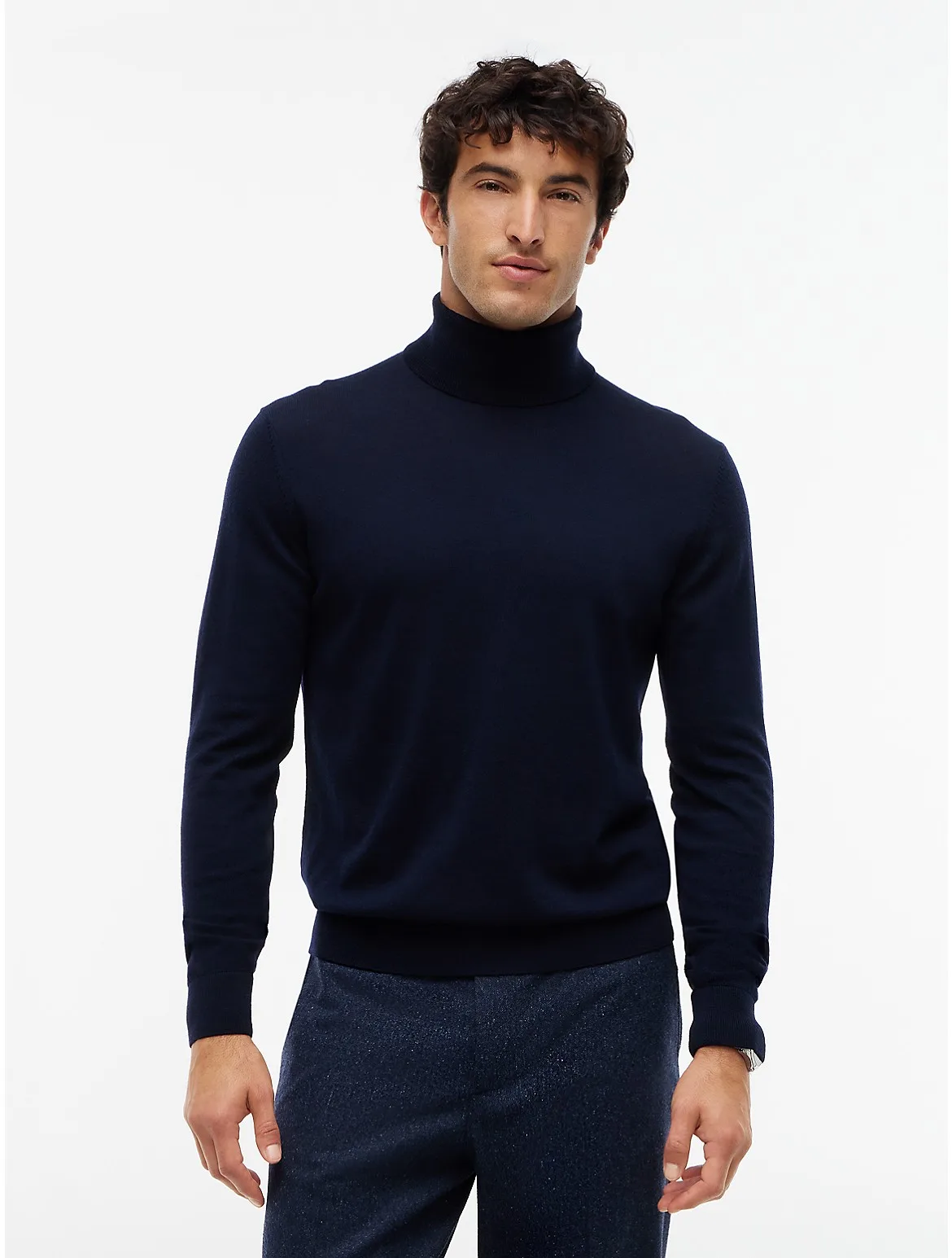 New York Label Wool Turtleneck