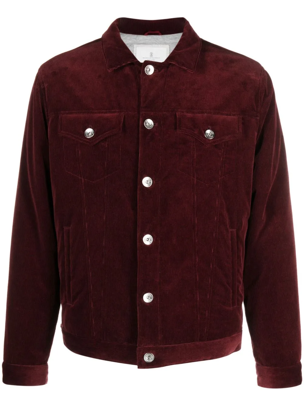 Corduroy Padded Shirt Jacket by Brunello Cucinelli