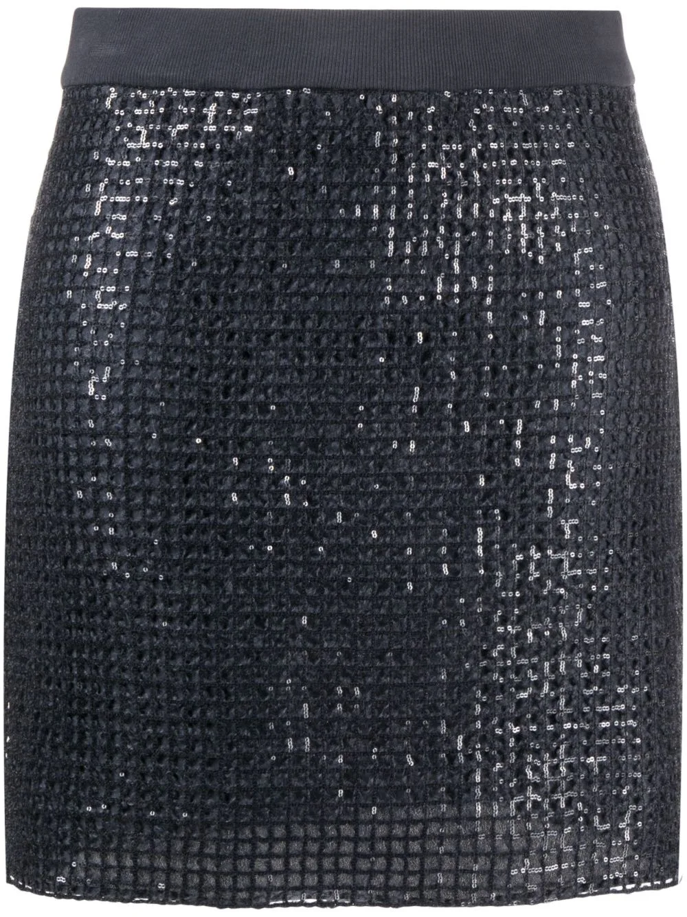 Sequin-Embellished Miniskirt by Brunello Cucinelli