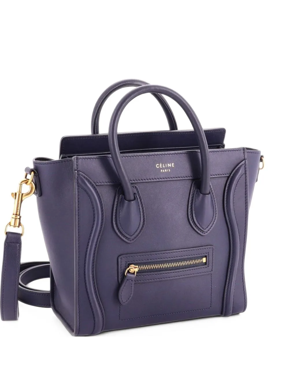 Luggage Bag Smooth Leather Nano Crossbody Bag