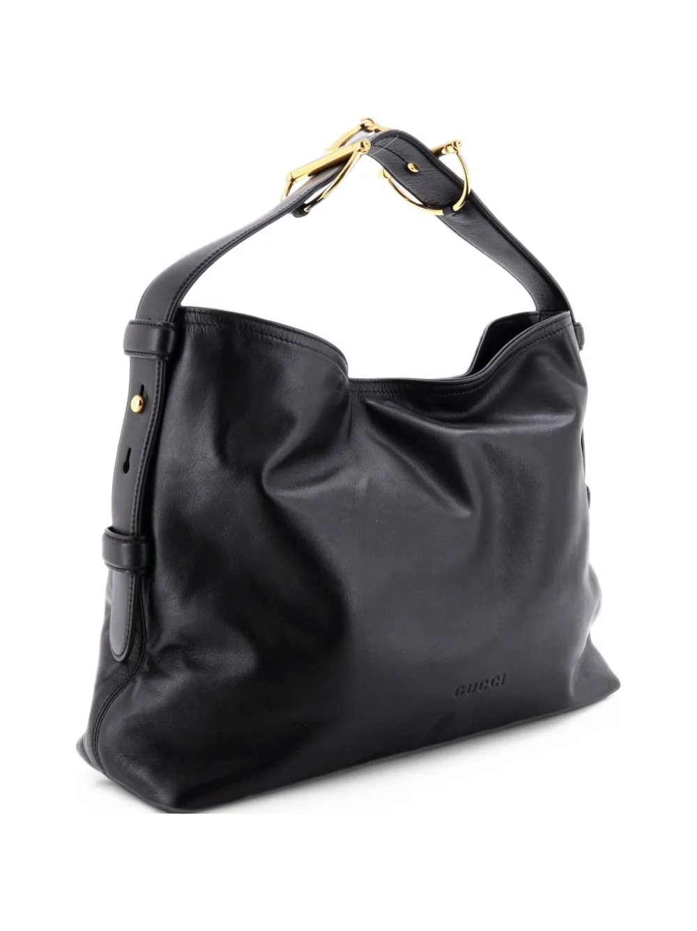 Beatrix Horsebit Leather Medium Tote Bag by Gucci Pre-Owned