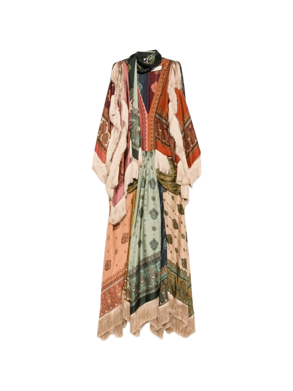 Valiant Paisley-Print Fringed Maxi Dress by ZIMMERMANN