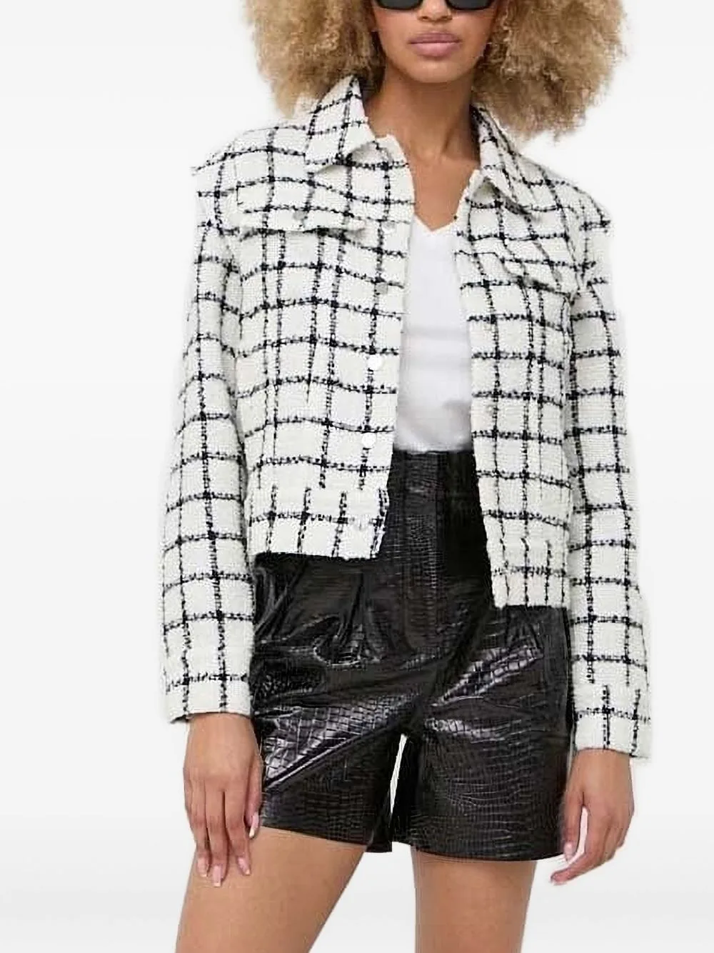 Checked Tweed Jacket by Notes du Nord