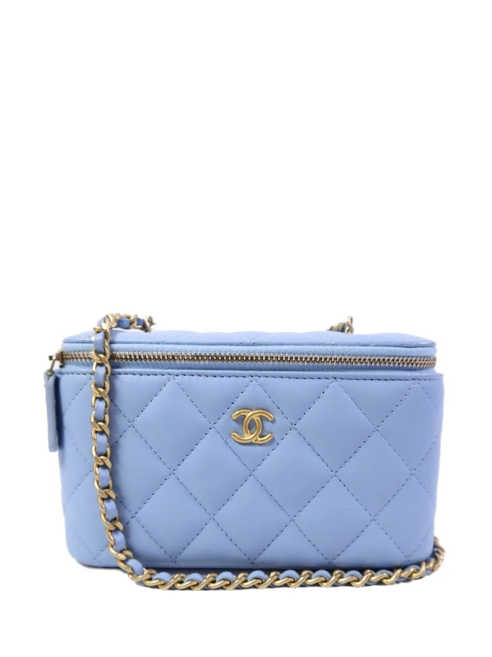 Quilted CC Vanity Case Shoulder Bag by CHANEL Pre-Owned