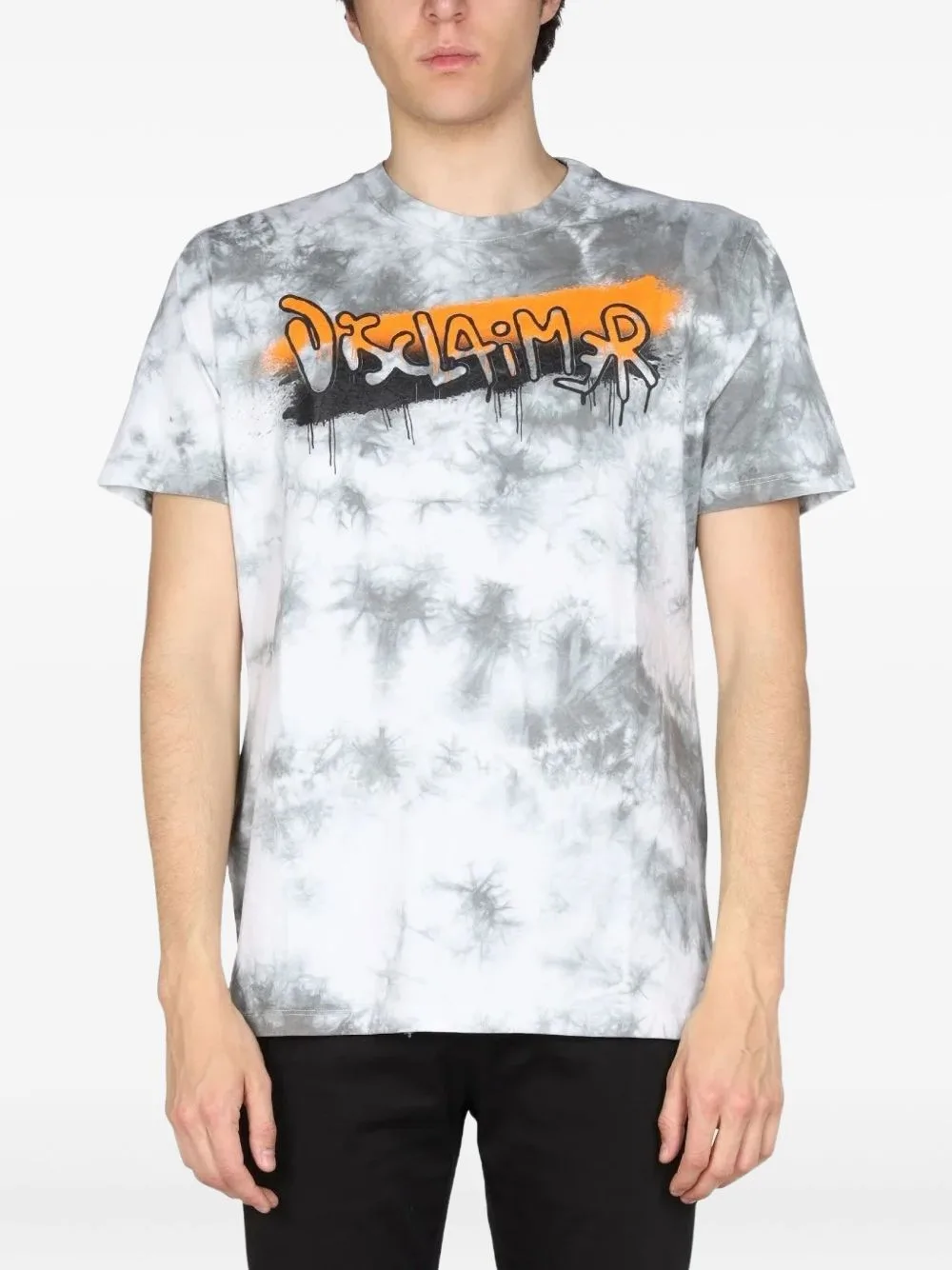 Tie-Dye Logo-Print T-Shirt by DISCLAIMER