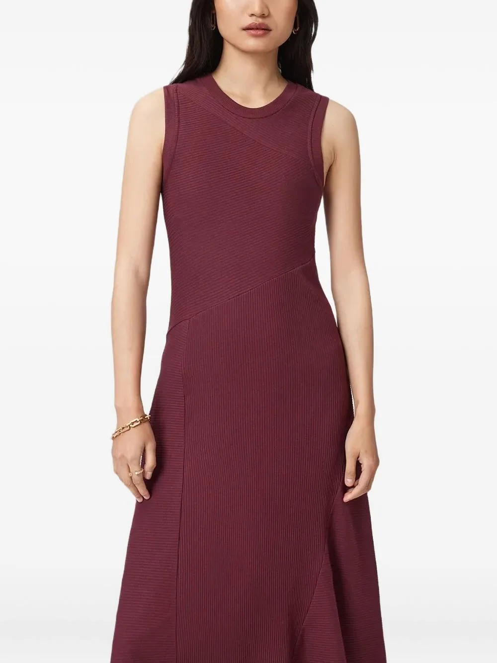 Gia Sleeveless Midi Dress by AllSaints