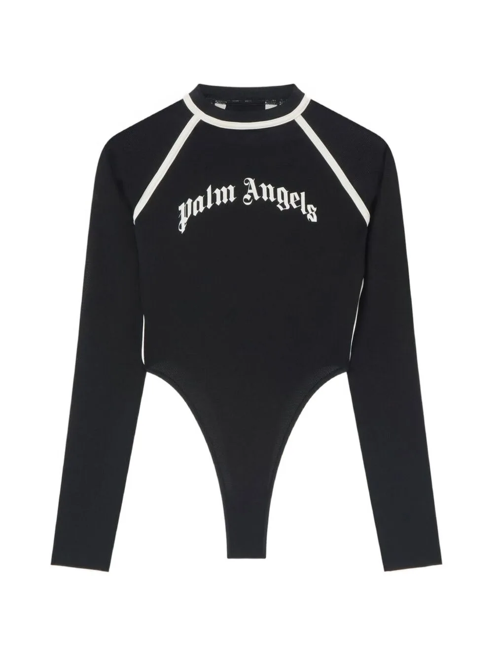 Curved Logo Long-Sleeve Body by Palm Angels