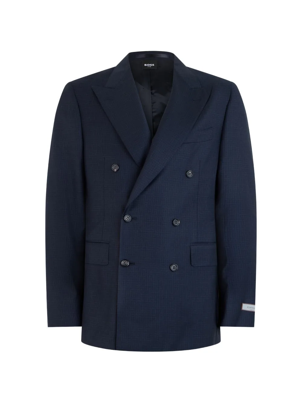 Double-Breasted Peak-Lapels Blazer by BOSS