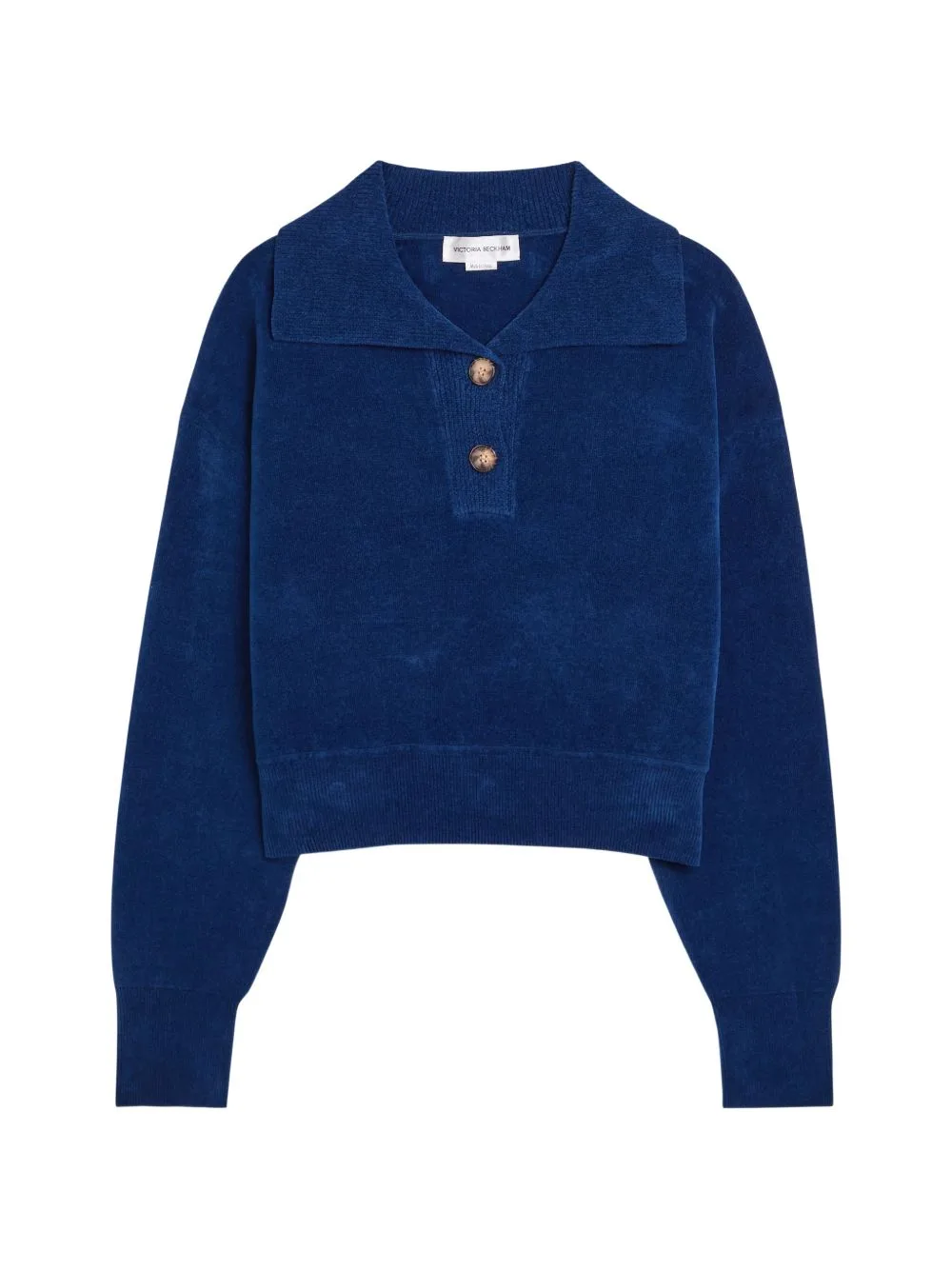 Long-Sleeves Polo Shirt by Victoria Beckham