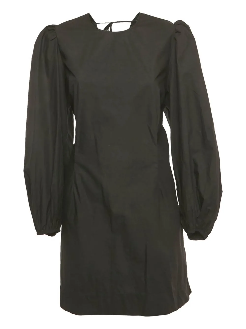 Poplin Open-Back Mini Dress by GANNI