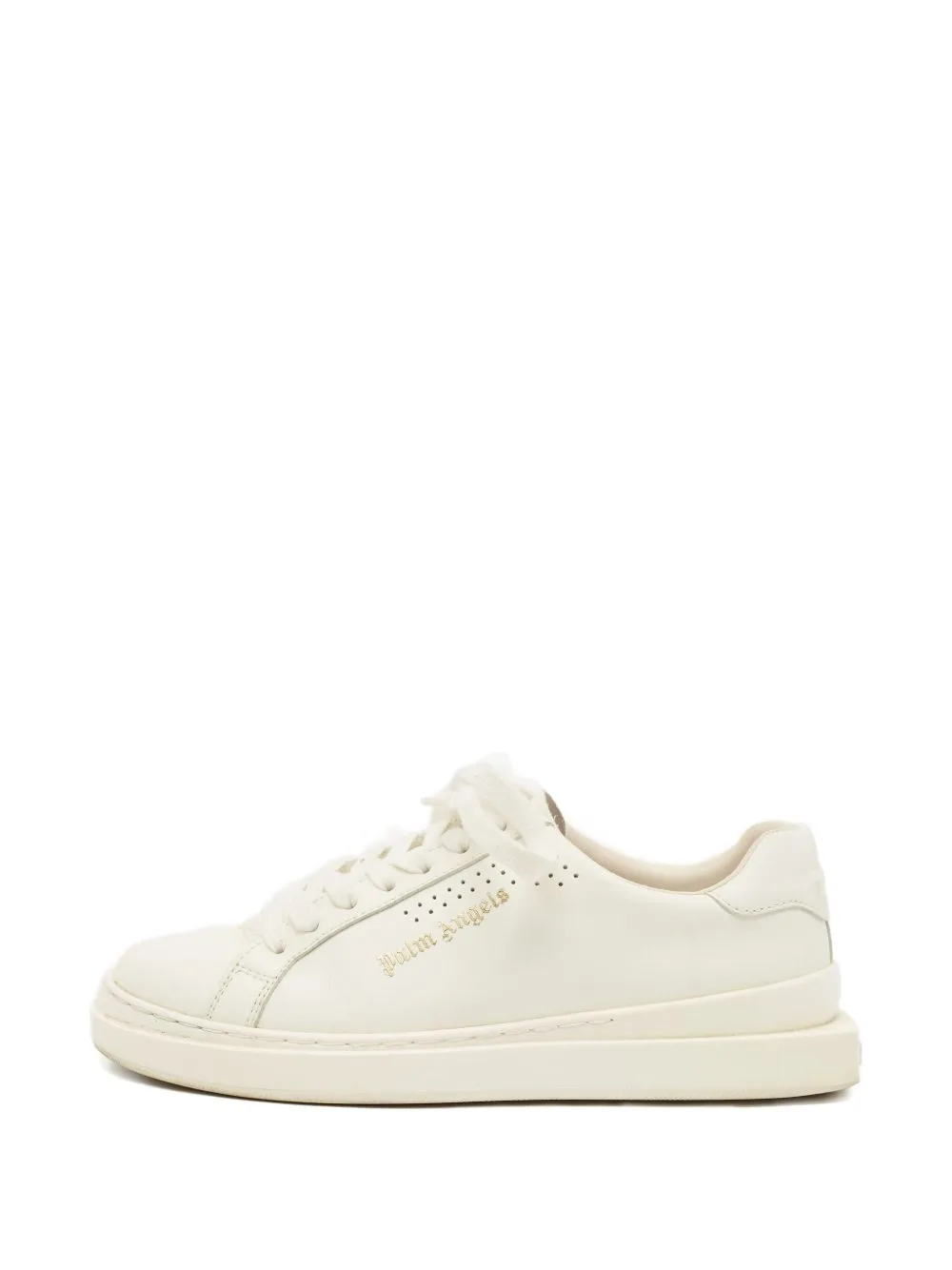 Logo-Detail Leather Sneakers by Palm Angels